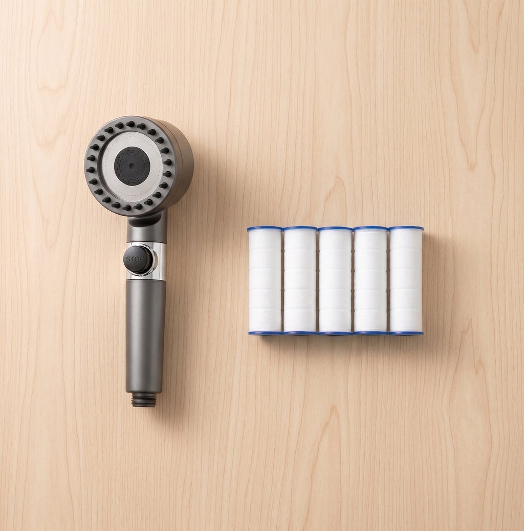 Cascada Home Filtered Shower Head — 4-Setting High-Pressure Kit